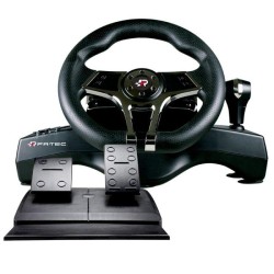 FR-TEC VOLANTE CON PEDALES HURRICANE WHEEL MKII