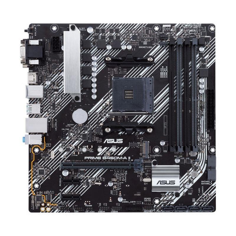 ASUS PLACA BASE PRIME B450M-A II SOCKET AM4 GEN 1.ª -2.ª -3.ª / 4xDDR4 / 1xM.2