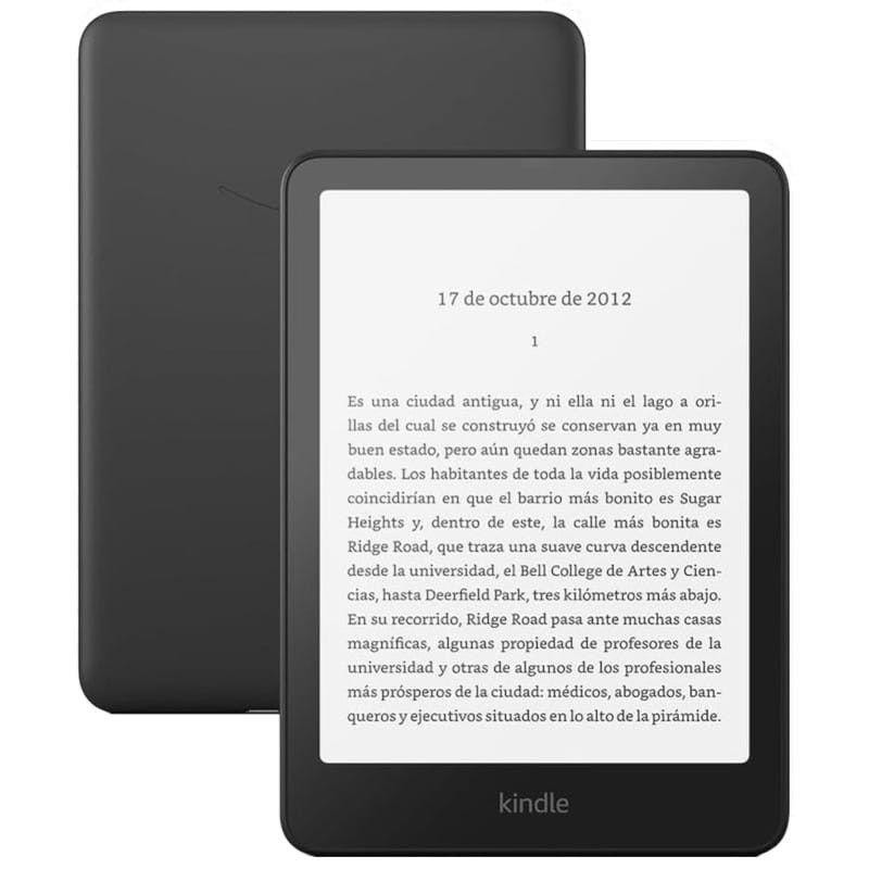 AMAZON LIBRO ELECTRONICO KINDLE PAPERWHITE 12A GEN 16GB NEGRO