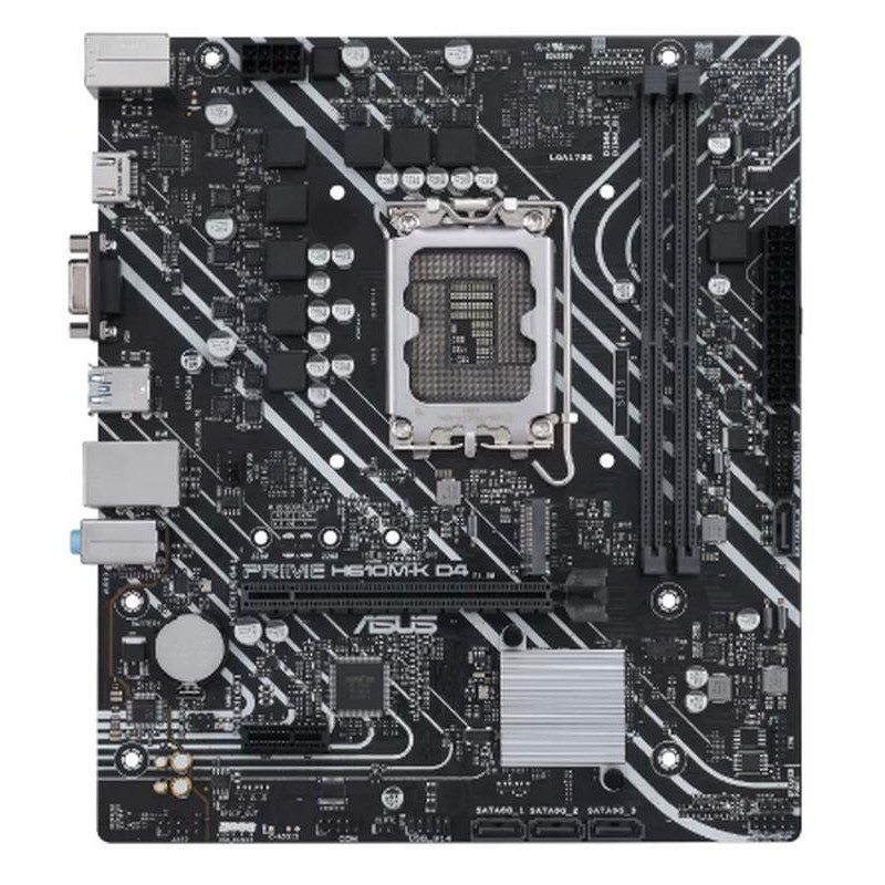 ASUS PLACA BASE PRIME H610M-K D4 LGA1700 GEN 12.ª / 2xDDR4 / 1xM.2