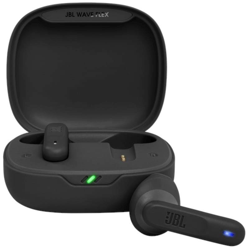 JBL AURICULARES INALAMBRICOS WAVE FLEX NEGRO ESTUCHE DE CARGA/ AUT. 32H