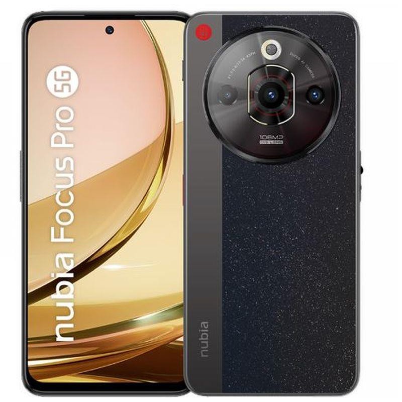 ZTE SMARTPHONE NUBIA FOCUS PRO 8+ 12 GB 256GB NEGRO 5G 6,72 FHD+ 8+12GB/256GB 32MP/108MP (5G) BLACK