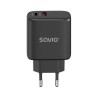 SAVIO CARGADOR USB 3.0 DE CARGA RÁPIDA 30W LA-06/B