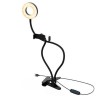 ONE+ ANILLO DE LUZ LED TREE 2 EN 1 CON PINZA SOPORTE FLEXIBLE MOVIL 3 Modos de luz