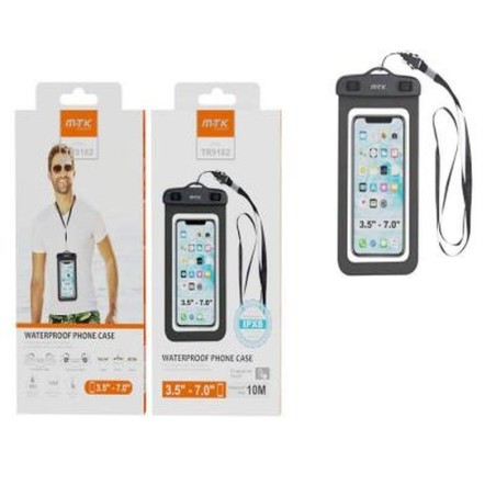 MTK FUNDA IMPERMEABLE PARA MOVILES TR9182 NEGRA