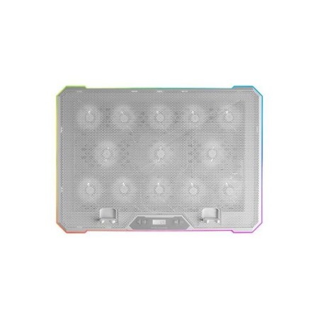 MARS GAMING SOPORTE REFRIGERANTE MNBC13 PARA PORTATILES + MOVIL BLANCA hasta 17/ Iluminación LED