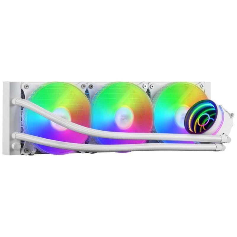 MARS GAMING REFRIGERACION LIQUIDA MLONE360 ARGB BLANCO