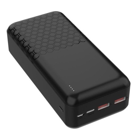 PLATINET POWER BANK 30000mAh CARGA RAPIDA NEGRO PMPB30OP19
