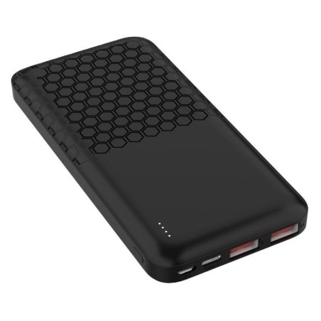 PLATINET POWER BANK 10000mAH CARGA RAPIDA NEGRO PMPB10OP17