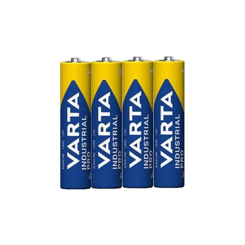 VARTA INDUSTRIAL PRO ALCALINA VAR35673 LR03 AAA 1.5V RETRACTIL pack 4ud