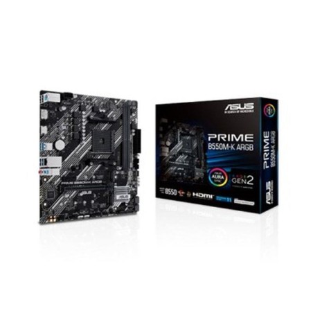 ASUS PLACA BASE PRIME B550M-K ARGB AM4 M-ATX/4XDDR4/4XSATA6/2XUSB 3.2 4XUSB 2.0