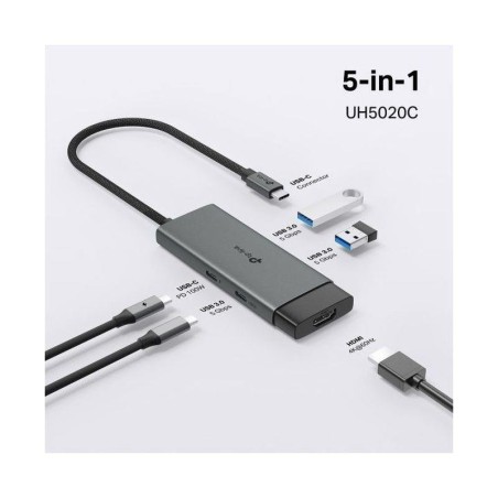 TP-LINK DOCKING STATION USB-C 5 EN 1 2 X USB 3.0 / 1 X USB-C / 1 X HDMI / 100W