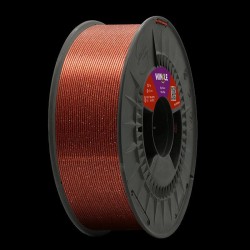 WINKLE FILAMENTO PLA-HD GLITTER (PARTICULAS) ROJO MARTE 1.75MM 1 KG