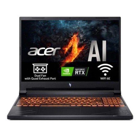 ACER PORTATIL GAMING ACER NITRO V16 ANV16-41-R6FB Ryzen 5-8645hs/16GB/SSD 512GB/ RTX 4050/ 16/ FDOS