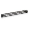 EQUIP PATCH PANEL VACIO CAT.6 48 PUERTOS KEYSTONE SLIM 1UD