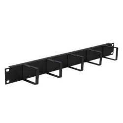 WP GUIA CABLE PANEL 1U NEGRO