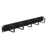 WP GUIA CABLE PANEL 1U NEGRO