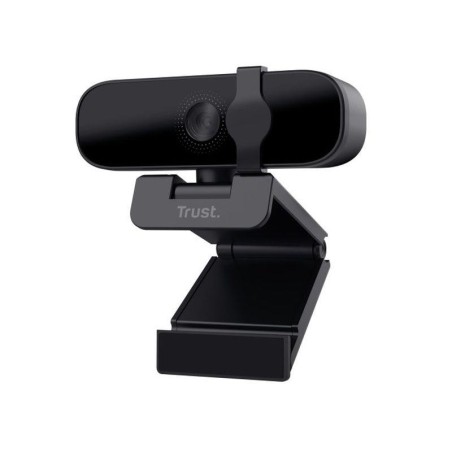 TRUST WEBCAM CON MICRO TANOR NEGRO