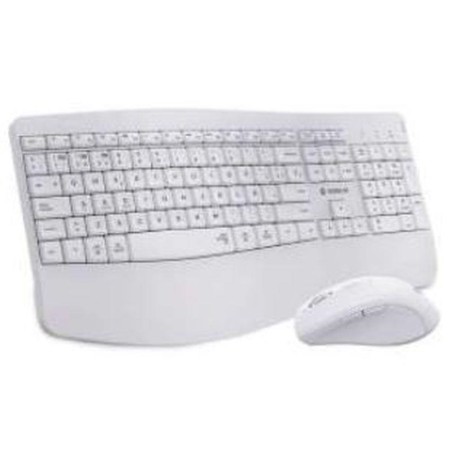 SUBBLIM TECLADO Y RATON INALAMBRICOS COMBO DUAL OFFICE PROWAVE BLANCO