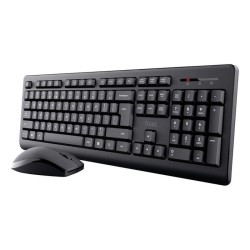 TRUST TECLADO Y RATON INALAMBRICO PRIMO NEGRO