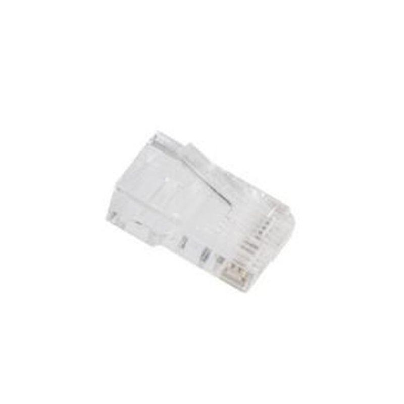 LANBERG CONECTOR RJ45 CAT6 UTP PAQUETE 100 UD PASS THROUGH