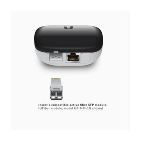 UBIQUITI CONVERSOR DE MEDIOS (ANTES UF-AE) Ubiquiti Networks UF-AE, 1000 Mbit/s, SFP,SFP+, Alámbrico, Negro, CE, FCC, IC, 1,5 W