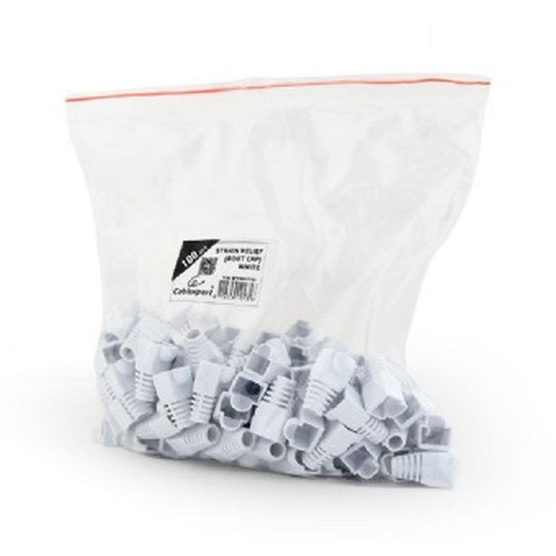 GEMBIRD FUNDA PROTECTORA RJ45 BLANCO 100UD