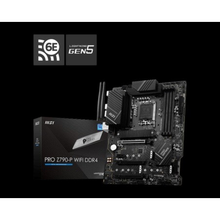 MSI PLACA BASE PRO Z790-P WIFI LGA 1700 ATX CELERON-PENTIUM / 4xDDR5 / 4xM.2