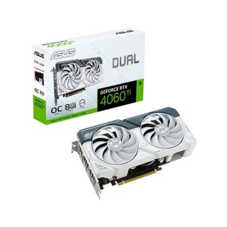 ASUS TARJETA GRAFICA RTX 4060TI DUAL OC 8G GDDR6X BLANCA