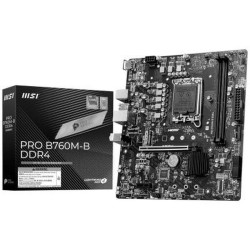 MSI PLACA BASE PRO B760M-B SOCKET 1700 14th/ 13th/ 12th GEN / 2x DDR4 / 1x HDMI