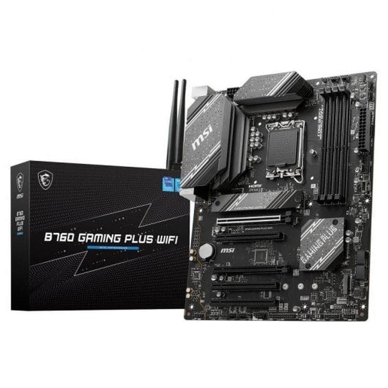 MSI PLACA BASE B760 GAMING PLUS WIFI INTEL B760 LGA 1700 ATX 4xDDR5.