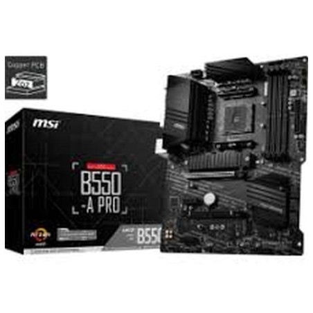 MSI PLACA BASE B550-A PRO SOCKET AM4 AM4 GEN 3 / 4x DDR4 / 1 x HDMI -1 x DP/ 6 x SATA/ 2 x M.2/ RAID / ATX