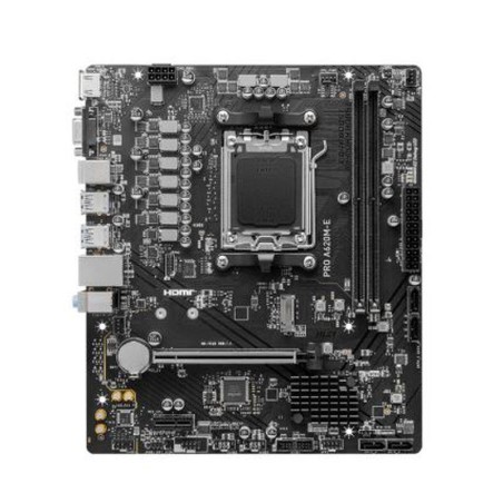 MSI PLACA BASE PRO A620M-E AM5 MATX 2XDDR5 AMD Ryzen 9000/ 8000/ 7000 Series/ MATX/2XDDR5/1 x HDMI/1 x D-SUB.