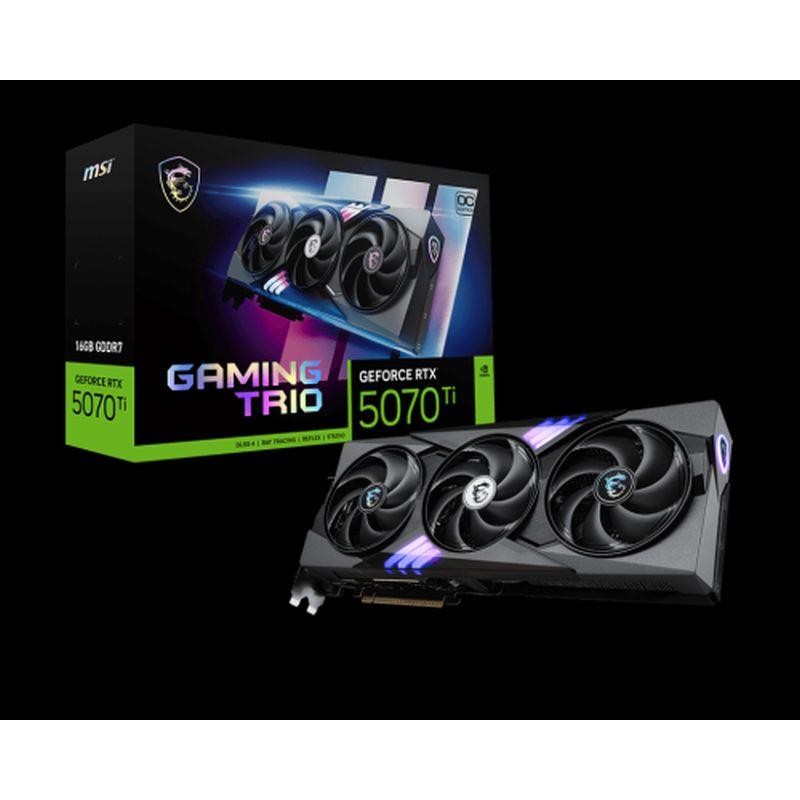 MSI TARJETA GRAFICA RTX 5070 Ti 16G TRIO OC NVIDIA 16 GB GDDR7