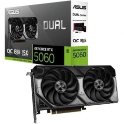 ASUS TARJETA GRAFICA DUAL GEFORCE RTX 5060 OC/ 8GB GDDR7