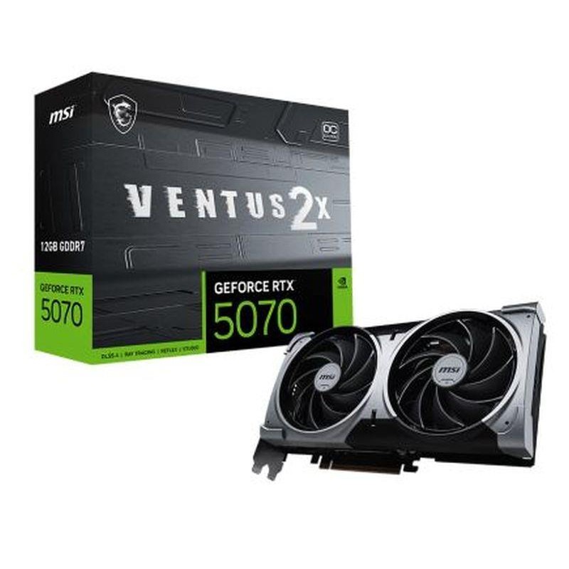 MSI TARJETA GRAFICA RTX 5070 12G VENTUS 2X OC