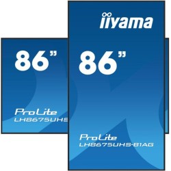 IIYAMA MONITOR LH8675UHS-B1AG 86 NEGRO HDMI / DP / 8MS / VESA