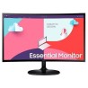 SAMSUNG MONITOR PROFESIONAL CURVO S3 S36C S27C360EAU 27/ FHD NEGRO HDMI / 75Hz/ NEGRO / VESA