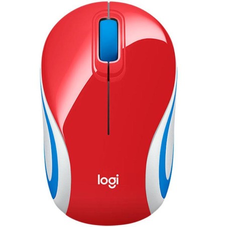 LOGITECH RATON INALAMBRICO M187 ROJO