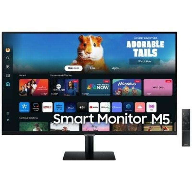 SAMSUNG MONITOR SMART M5 S27DM502EU 27/ FHD SMART TV NEGRO HDMI / 60Hz / VESA