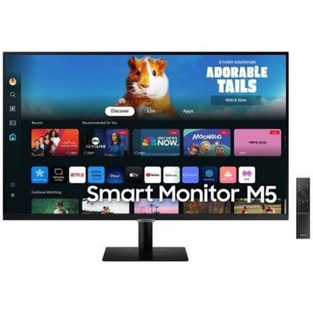SAMSUNG MONITOR SMART M5 S27DM502EU 27/ FHD SMART TV NEGRO HDMI / 60Hz / VESA