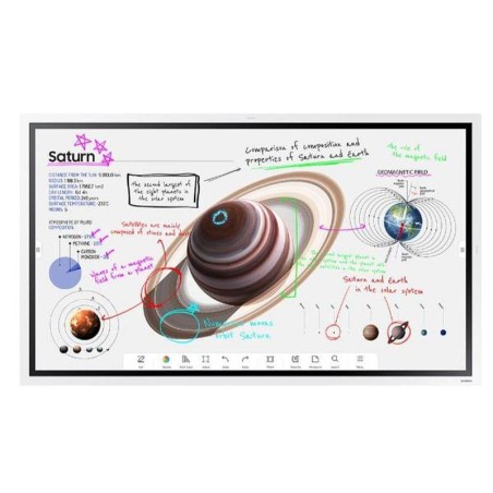 SAMSUNG MONITOR INTERACTIVO WM65B 65 FLIP PRO 8MS/ 75Hz/ 2xHDMI / 3xUSB / VESA