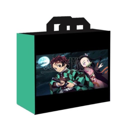 KONIX BOLSA DEMON SLAYER TANJIRO & NEZUKO BLACK