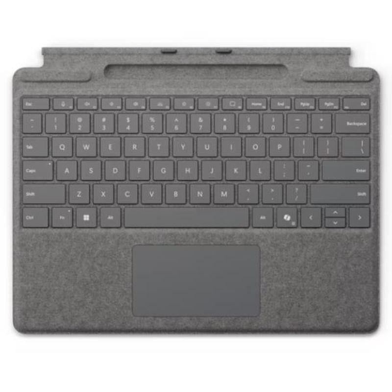 MICROSOFT TECLADO SURFACE PRO 10 PLATINO CON RANURA PARA EL LAPIZ