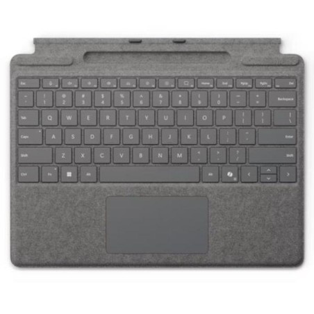 MICROSOFT TECLADO SURFACE PRO 10 PLATINO CON RANURA PARA EL LAPIZ