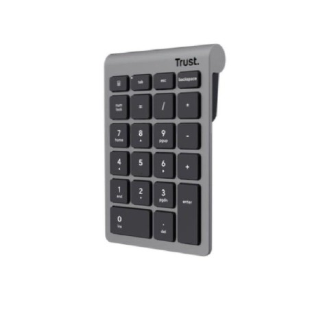 TRUST TECLADO NUMERICO XALAS USB PLATA