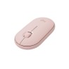 LOGITECH RATON INALAMBRICO PEBBLE M350 ROSA