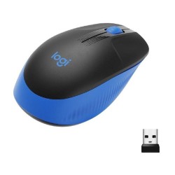 LOGITECH RATON M190 WIRELESS NEGRO AZUL