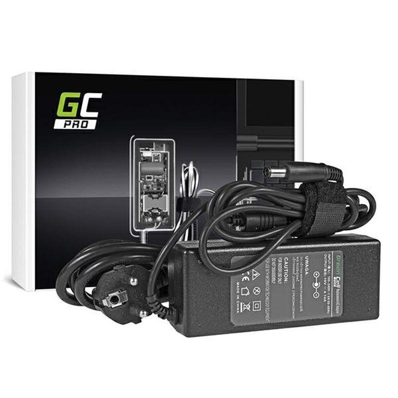 CARGADOR PARA PORTÁTIL HP / COMPAQ 90W 19V 4.74A 7.4 mmx 5.0 mm GREENCELL / AD15P