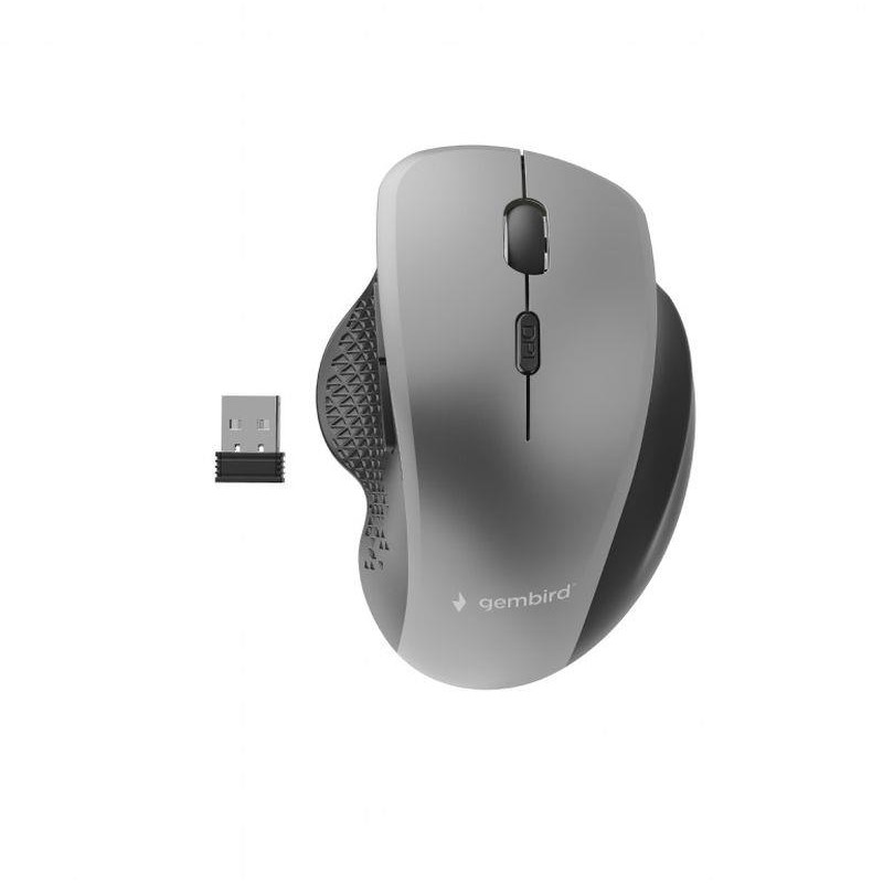 GEMBIRD RATON OPTICO INALAMBRICO GRIS MUSW-6B-02-BG